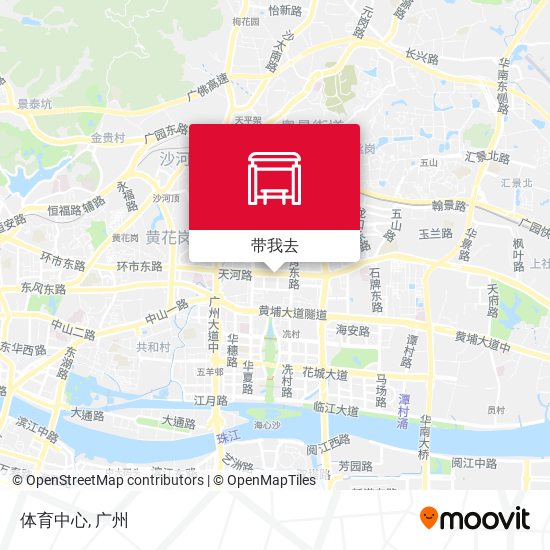 体育中心地图