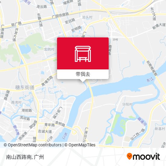 南山西路南地图