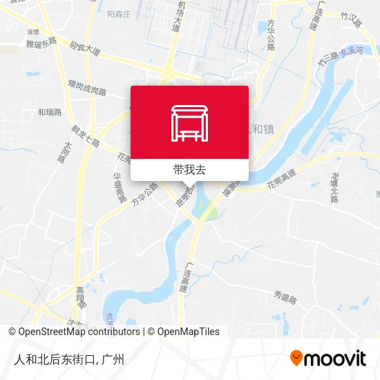 人和北后东街口地图