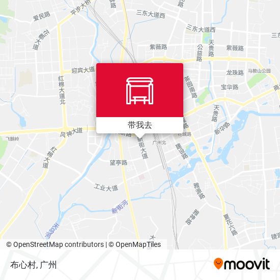 布心村地图