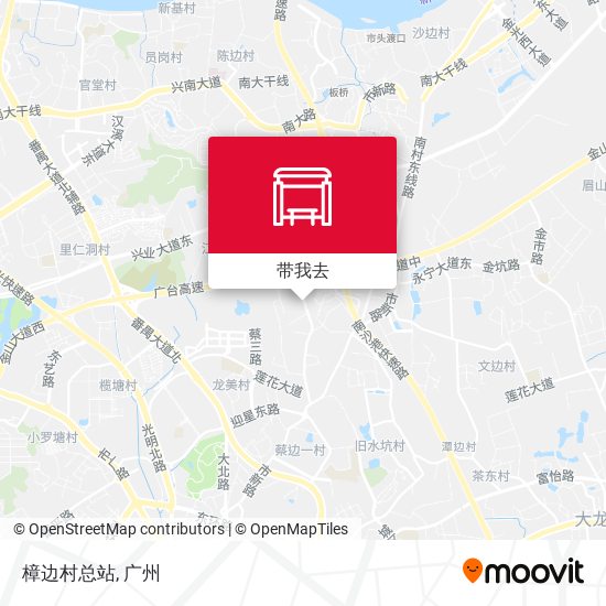 樟边村总站地图
