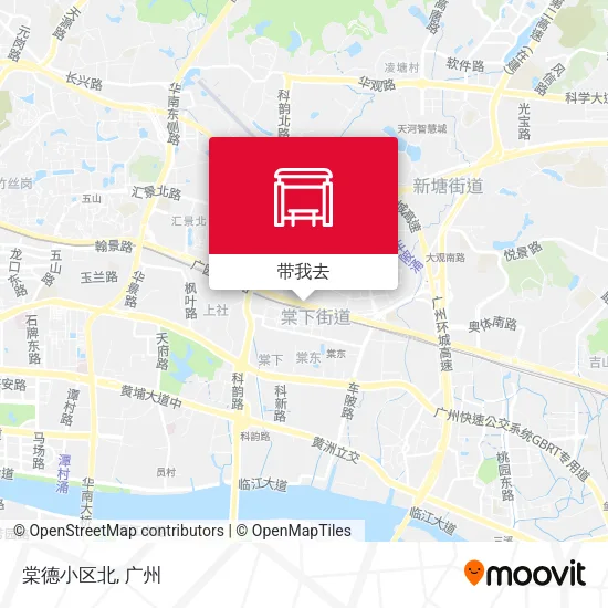 棠德小区北地图