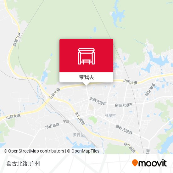 盘古北路地图