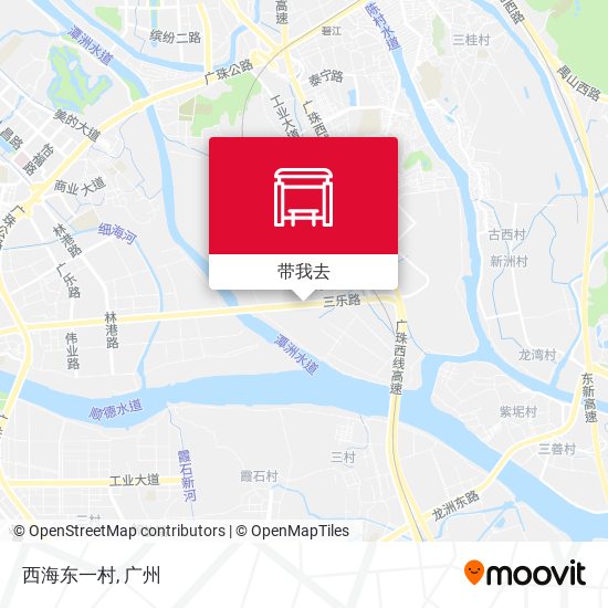 西海东一村地图