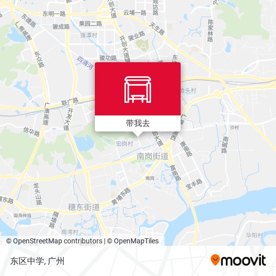 东区中学地图