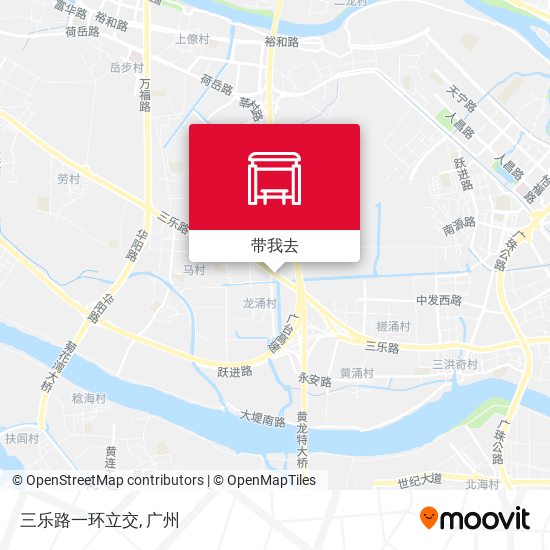 三乐路一环立交地图