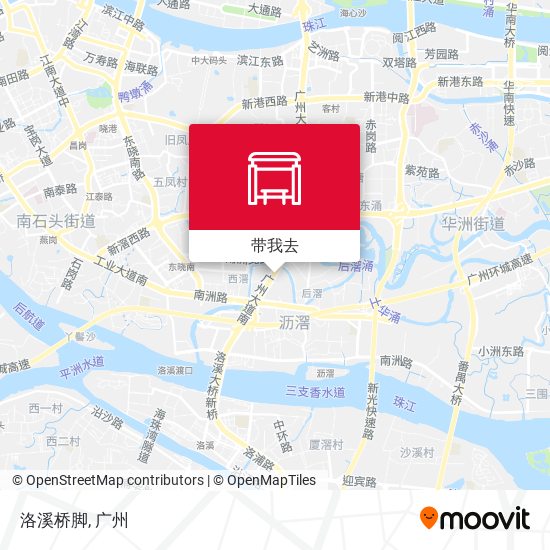 洛溪桥脚地图