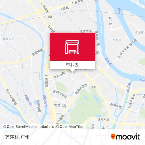 莲溪村地图