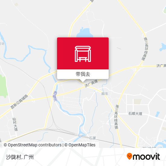沙陇村地图
