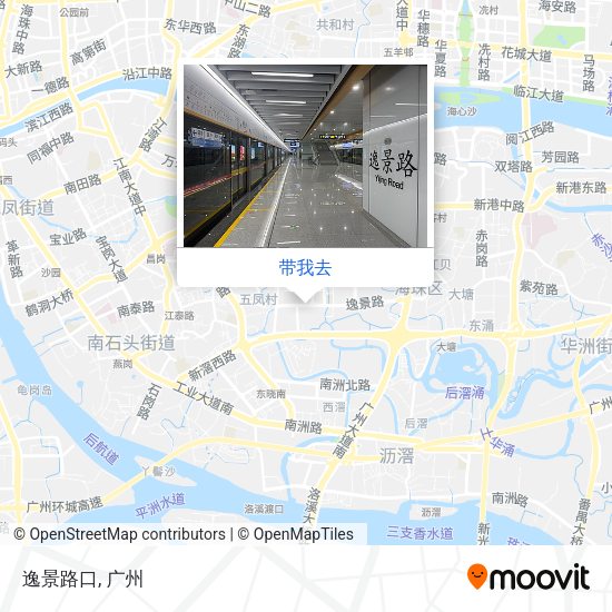 逸景路口地图