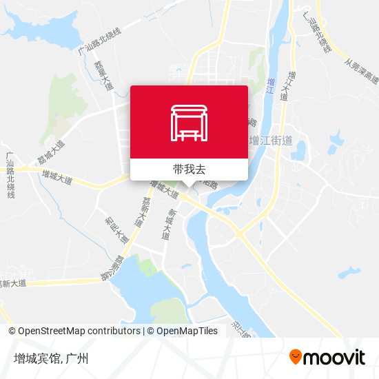 增城宾馆地图