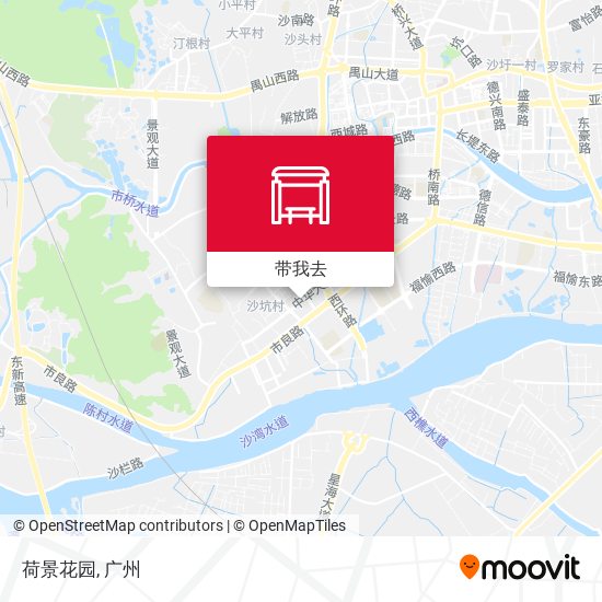 荷景花园地图