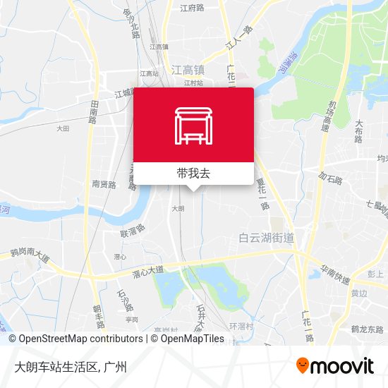 大朗车站生活区地图