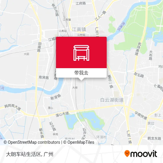 大朗车站生活区地图