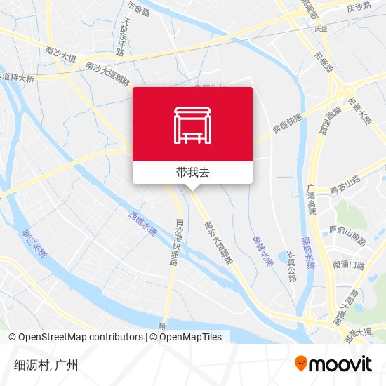 细沥村地图