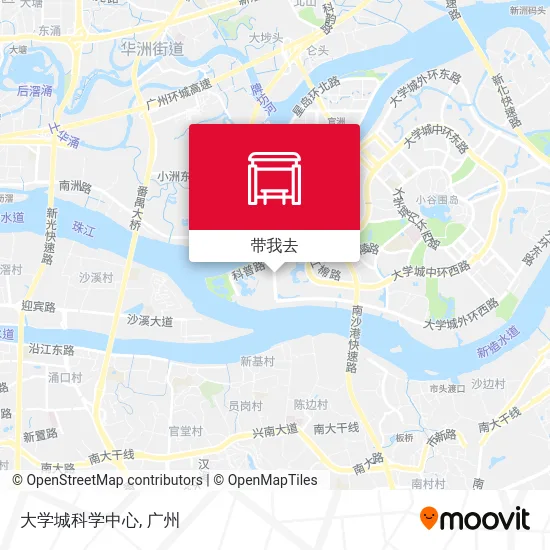 大学城科学中心地图