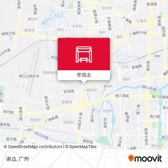 谢边地图