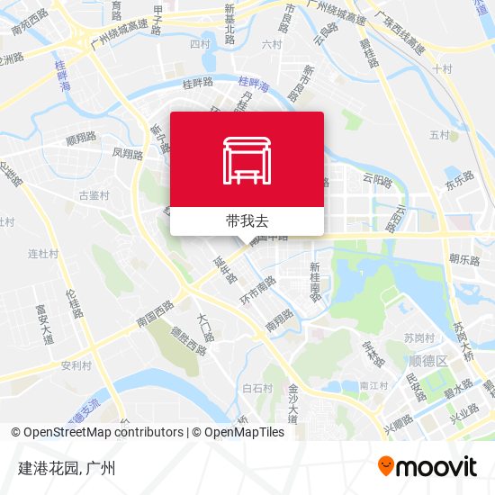 建港花园地图