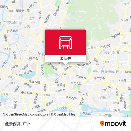 麓景西路地图