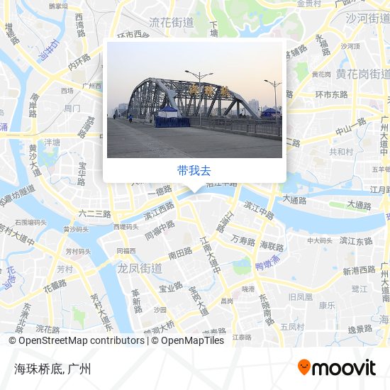 海珠桥底地图