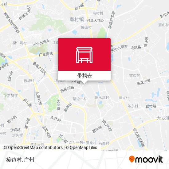 樟边村地图
