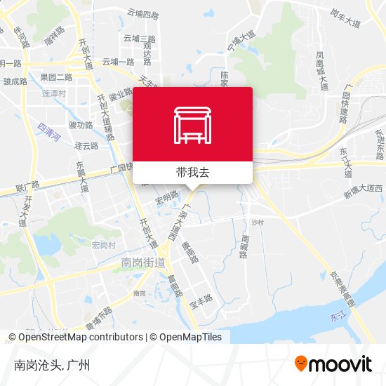 南岗沧头地图