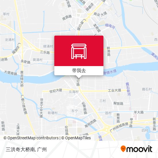 三洪奇大桥南地图