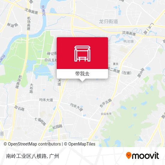 南岭工业区八横路地图