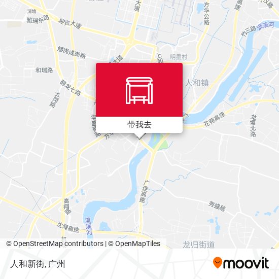 人和新街地图