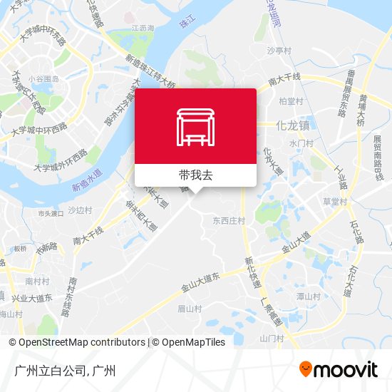 广州立白公司地图