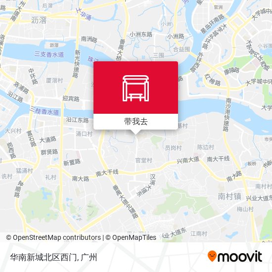 华南新城北区西门地图