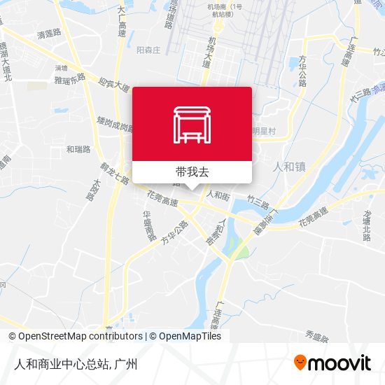 人和商业中心总站地图