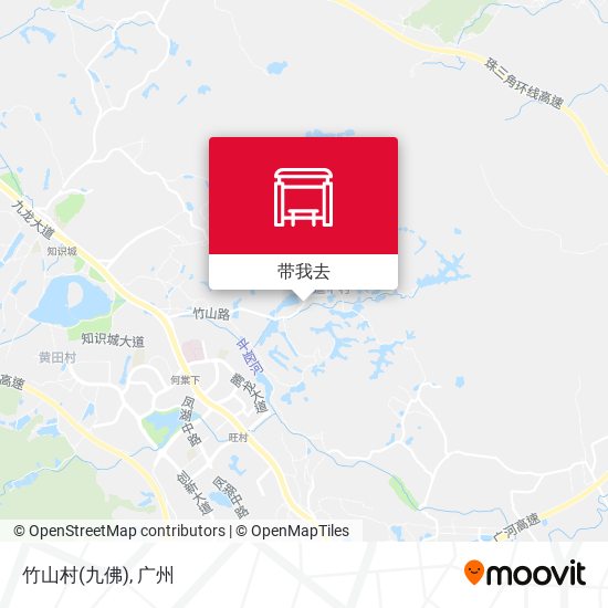 竹山村(九佛)地图