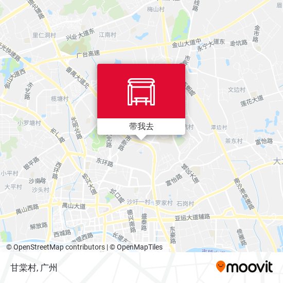 甘棠村地图