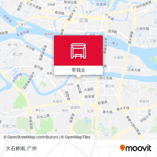 大石桥南地图
