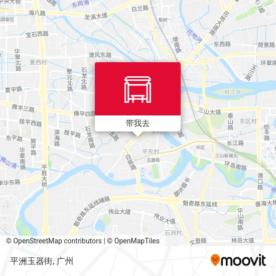 平洲玉器街地图
