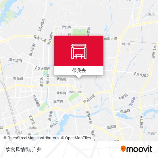 饮食风情街地图