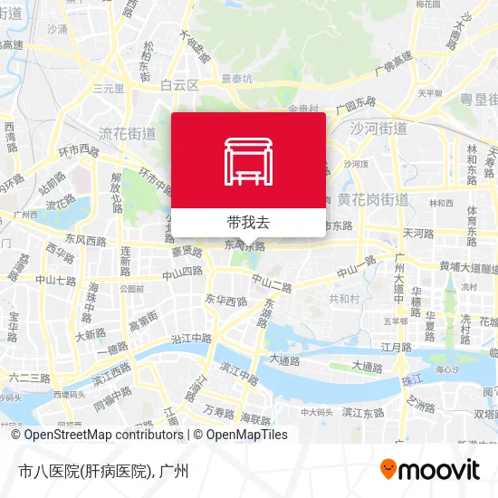 市八医院(肝病医院)地图