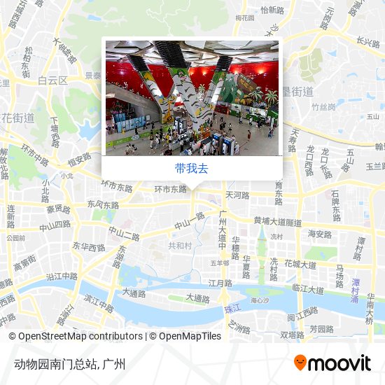 动物园南门总站地图
