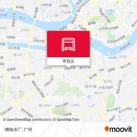 槽南水厂地图