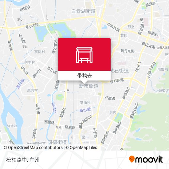 松柏路中地图