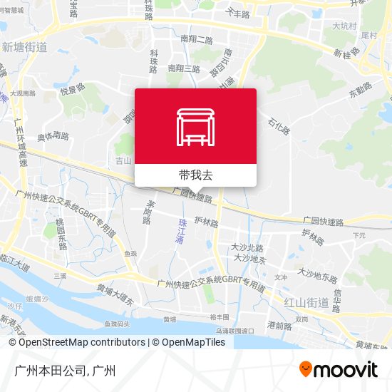 广州本田公司地图