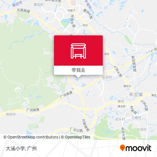 大涵小学地图