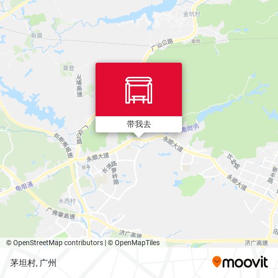 茅坦村地图
