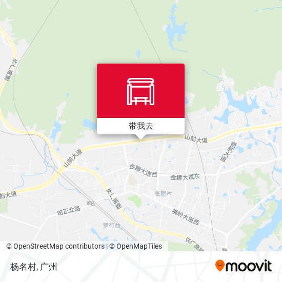 杨名村地图