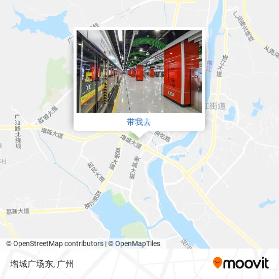 增城广场东地图