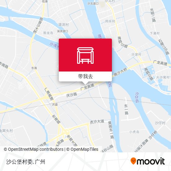 沙公堡村委地图