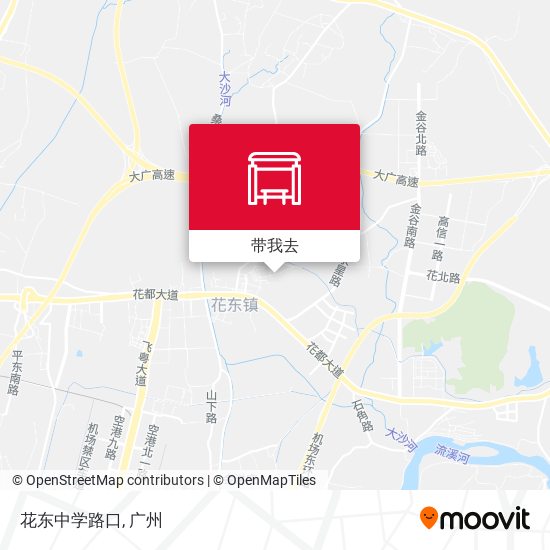 花东中学路口地图