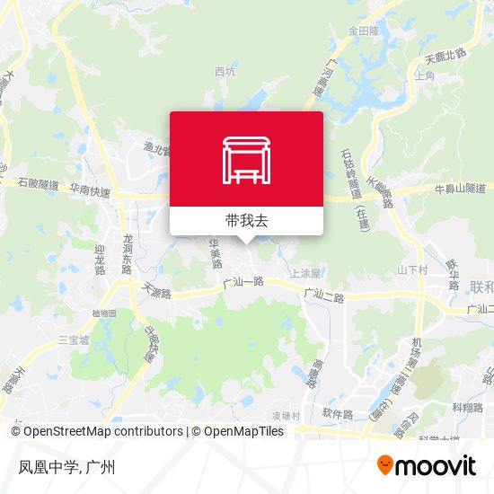 凤凰中学地图
