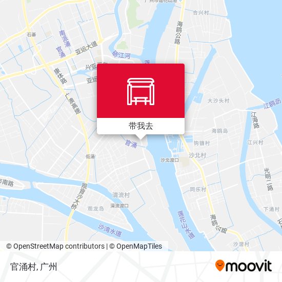 官涌村地图